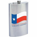 Enormous 1 Gallon Stainless Steel Flask with "TEXAS SIZED" Imprint